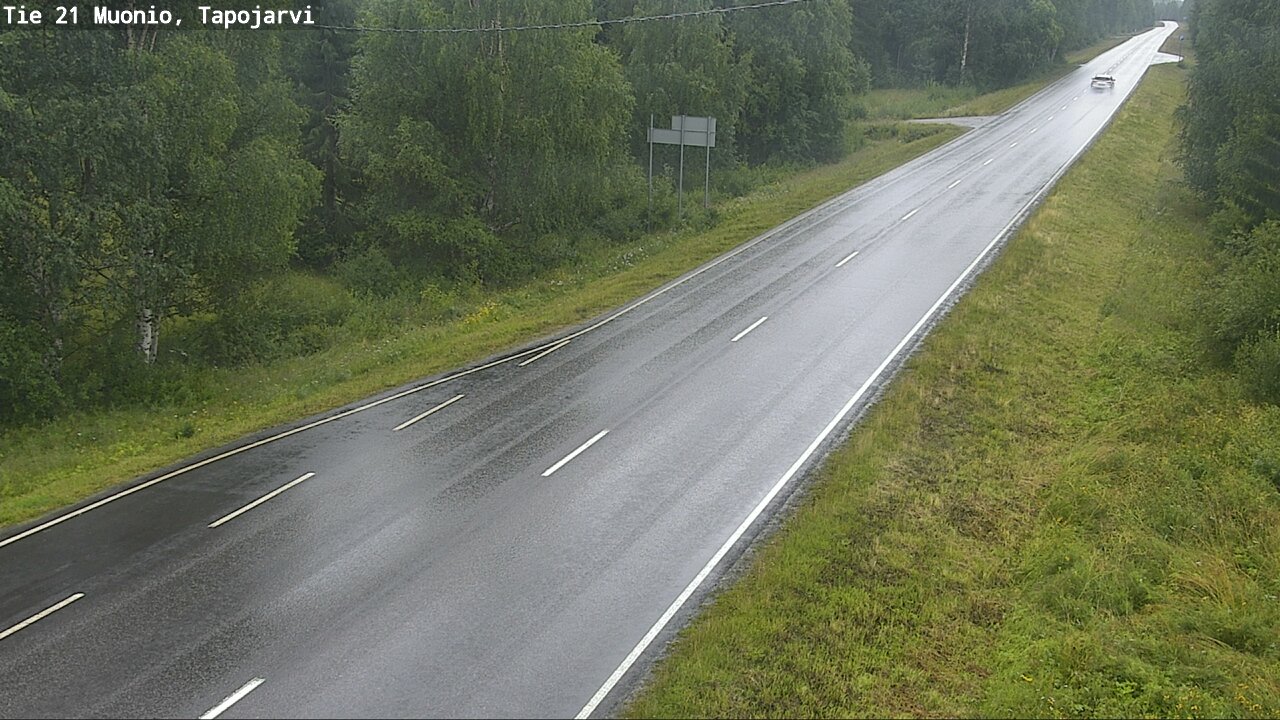 Kelikamerat Kuva Tie 21 Muonio, Tapojärvi, Muonio, Lappi