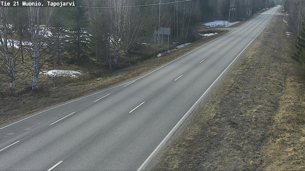 Weather Camera Image Road 21 Muonio, Tapojärvi, Muonio, Lappi