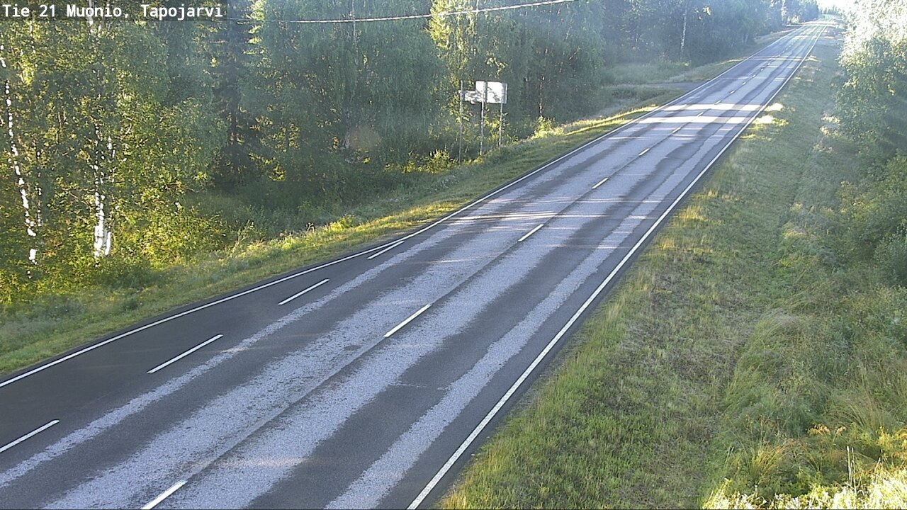 Kelikamerat Kuva Tie 21 Muonio, Tapojärvi, Muonio, Lappi