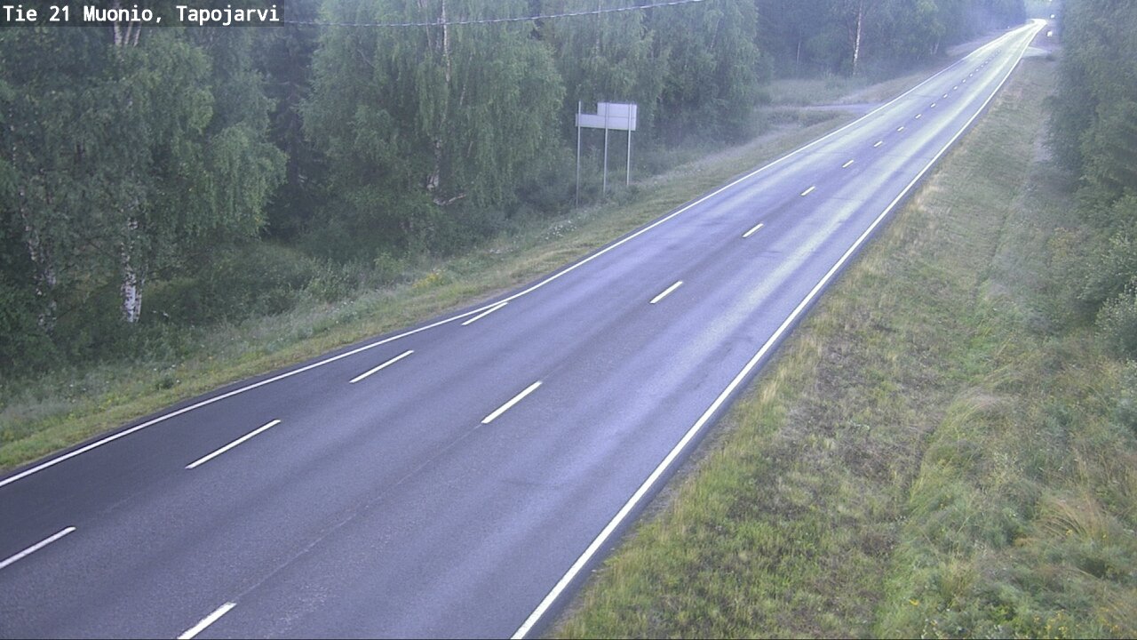 Kelikamerat Kuva Tie 21 Muonio, Tapojärvi, Muonio, Lappi