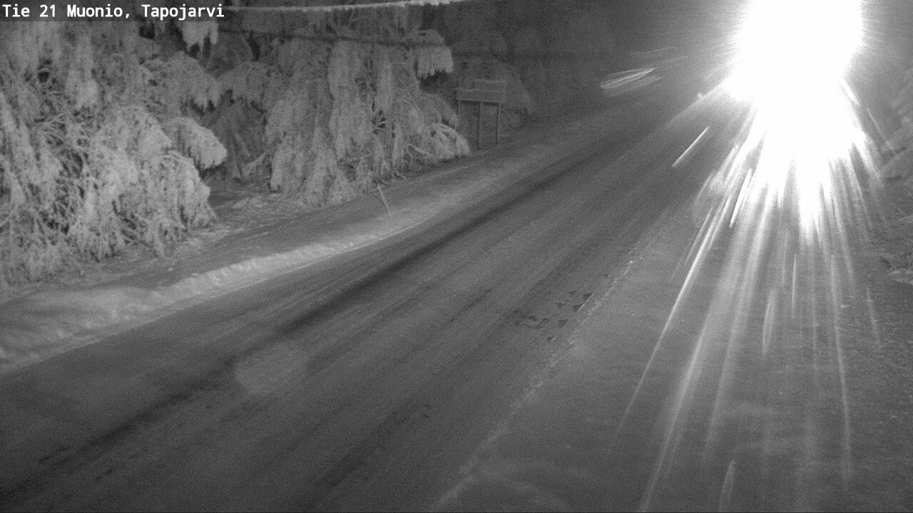 Kelikamerat Kuva Tie 21 Muonio, Tapojärvi, Muonio, Lappi