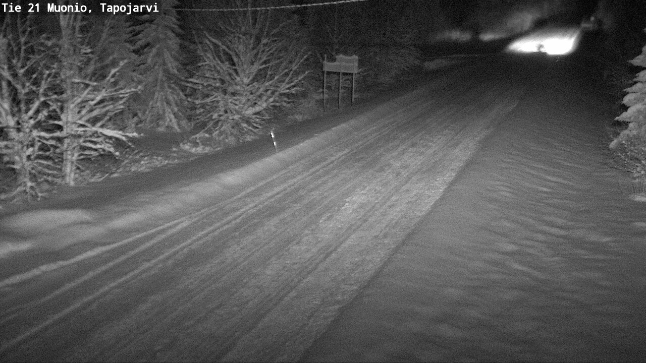 Weather Camera Image Väg 21 Muonio, Tapojärvi, Muonio, Lappi