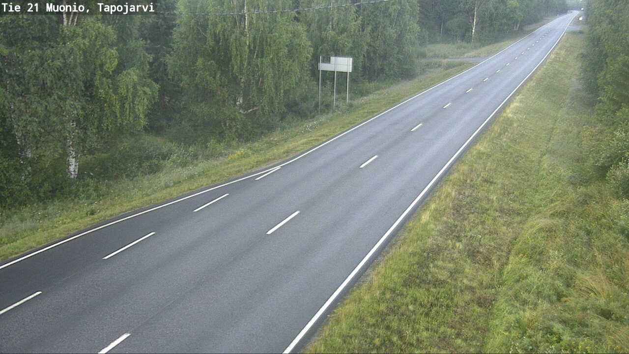 Kelikamerat Kuva Tie 21 Muonio, Tapojärvi, Muonio, Lappi