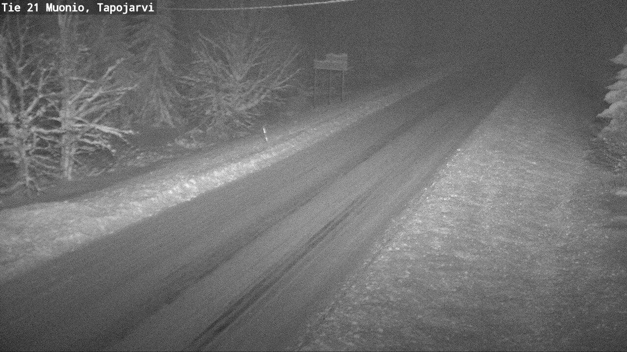 Weather Camera Image Väg 21 Muonio, Tapojärvi, Muonio, Lappi