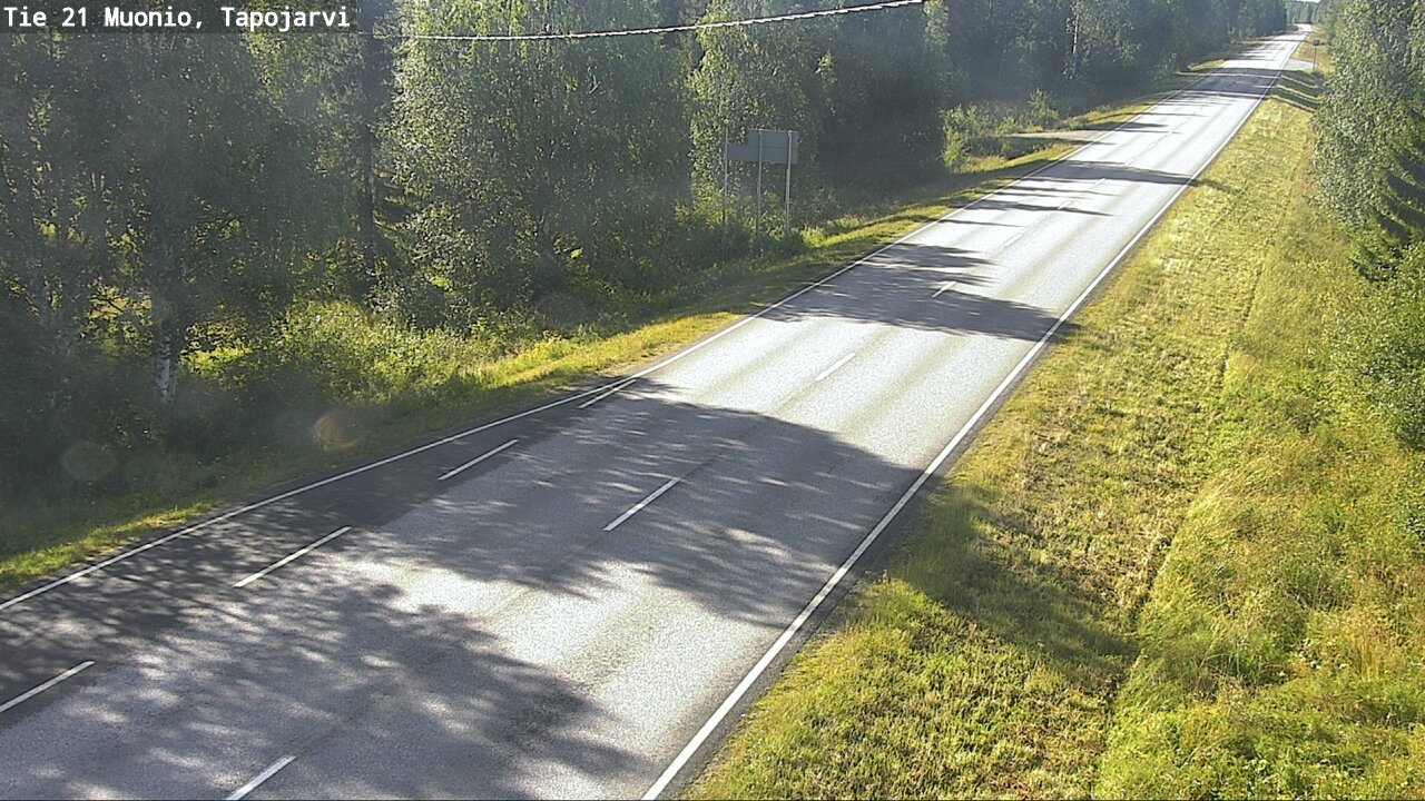 Weather Camera Image Road 21 Muonio, Tapojärvi, Muonio, Lappi