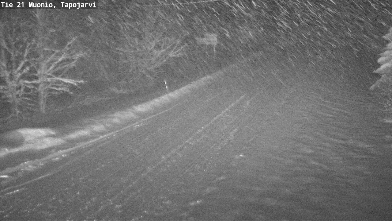 Weather Camera Image Väg 21 Muonio, Tapojärvi, Muonio, Lappi