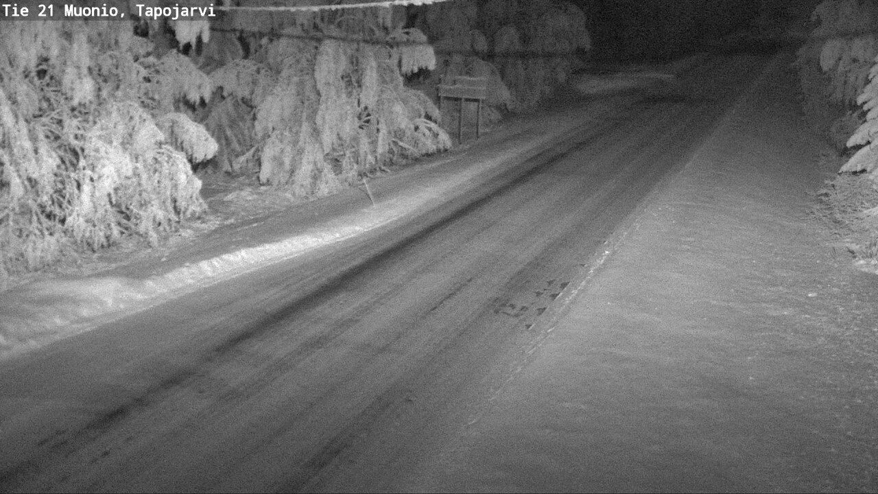 Kelikamerat Kuva Tie 21 Muonio, Tapojärvi, Muonio, Lappi