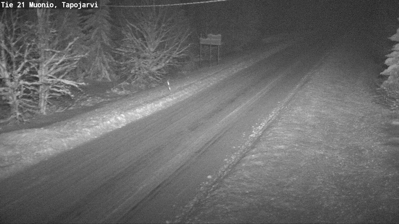 Weather Camera Image Väg 21 Muonio, Tapojärvi, Muonio, Lappi