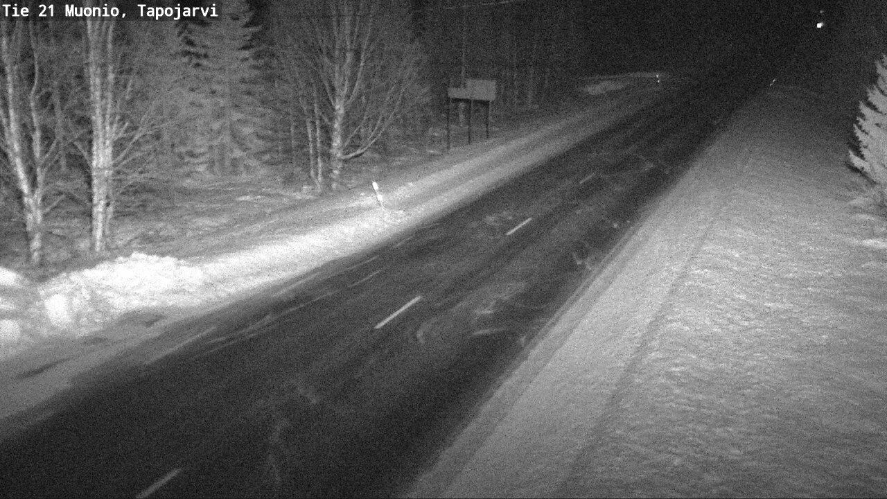 Kelikamerat Kuva Tie 21 Muonio, Tapojärvi, Muonio, Lappi