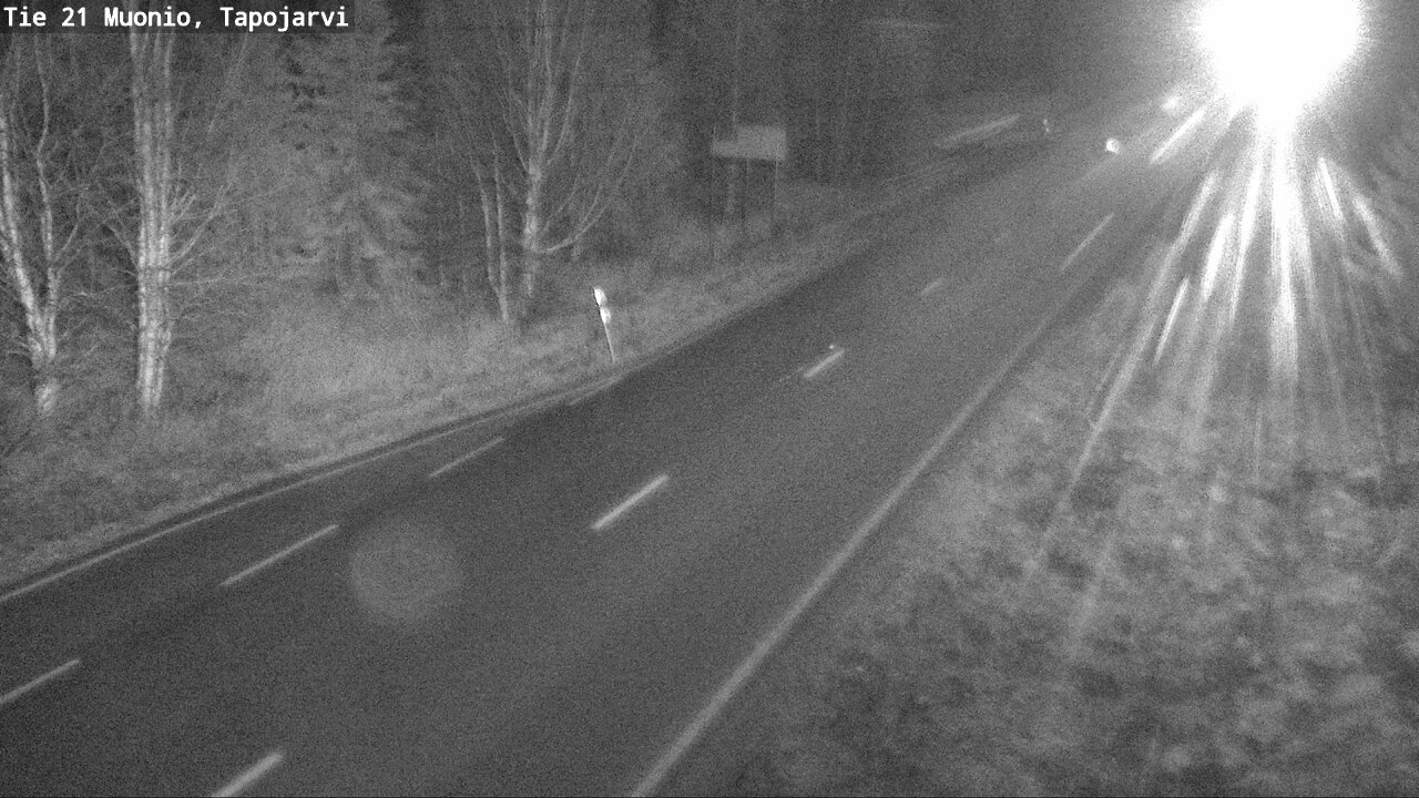 Kelikamerat Kuva Tie 21 Muonio, Tapojärvi, Muonio, Lappi