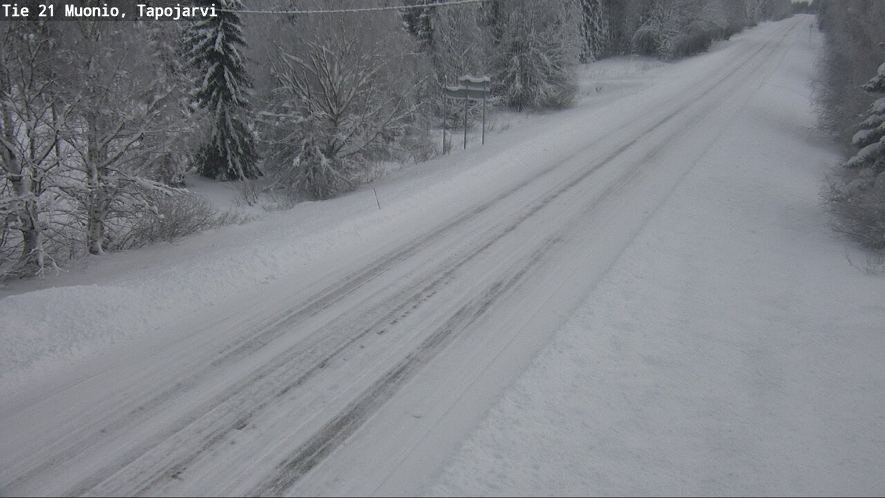 Weather Camera Image Road 21 Muonio, Tapojärvi, Muonio, Lappi