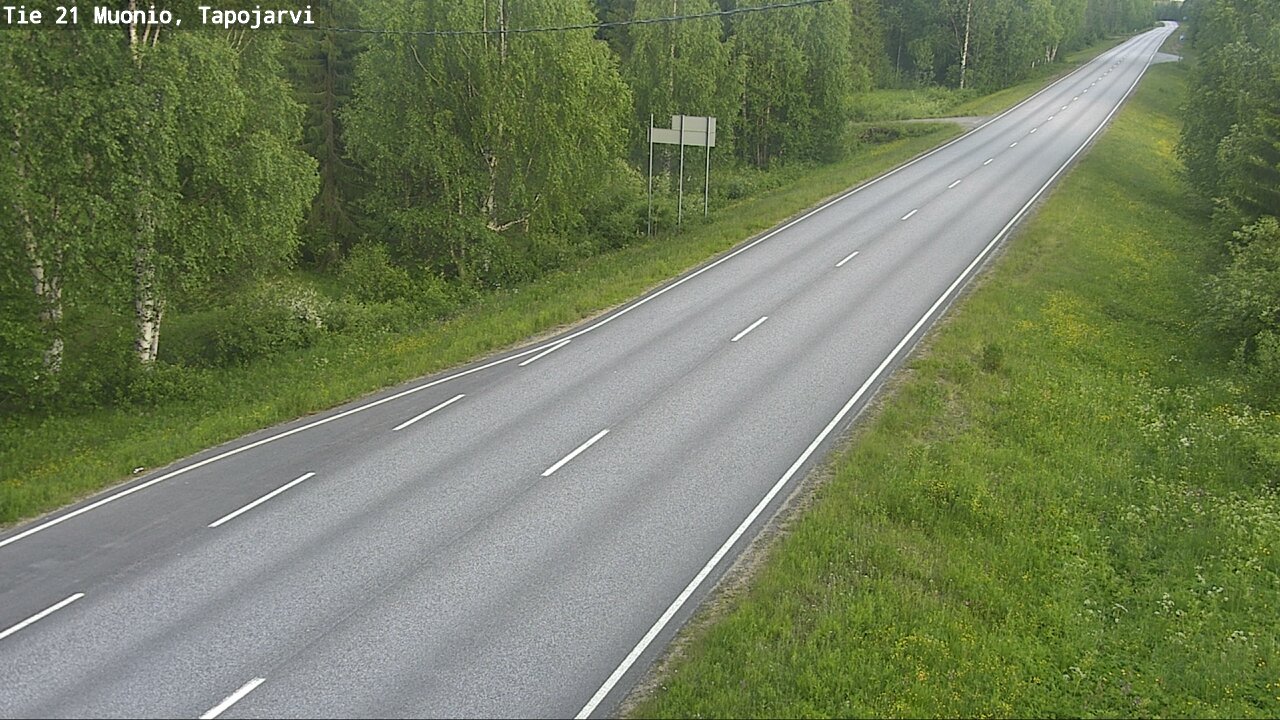 Kelikamerat Kuva Tie 21 Muonio, Tapojärvi, Muonio, Lappi