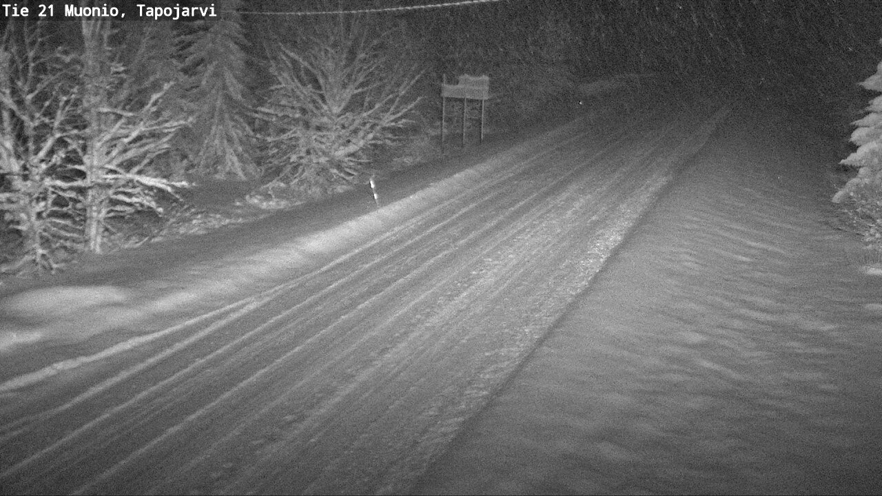 Weather Camera Image Väg 21 Muonio, Tapojärvi, Muonio, Lappi