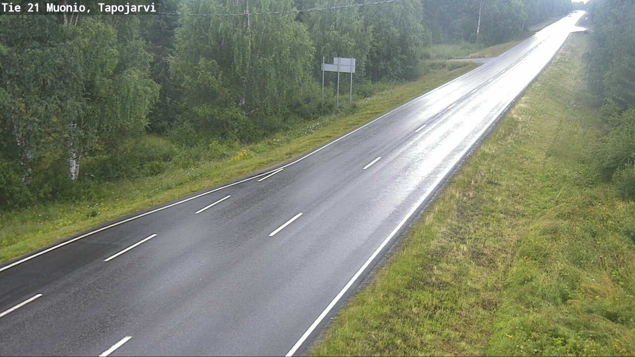 Kelikamerat Kuva Tie 21 Muonio, Tapojärvi, Muonio, Lappi