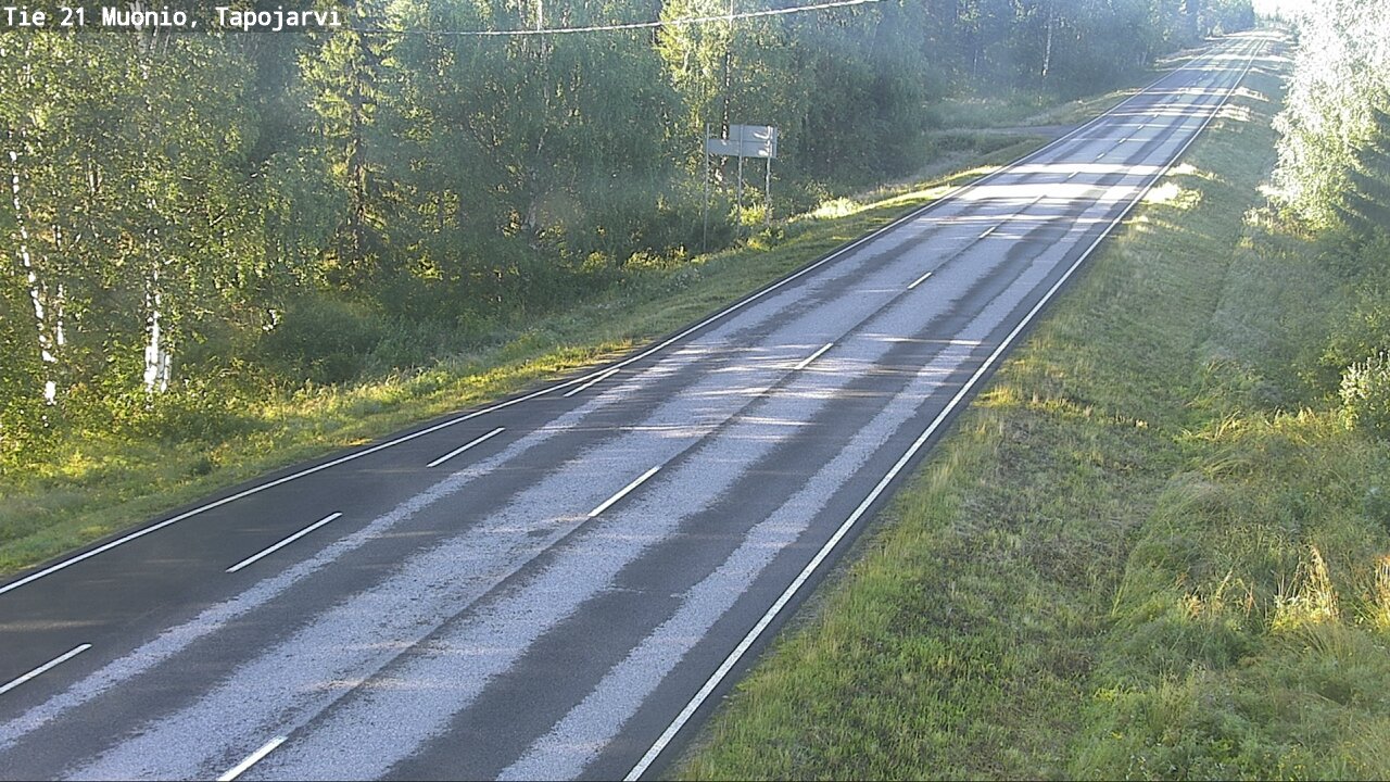 Kelikamerat Kuva Tie 21 Muonio, Tapojärvi, Muonio, Lappi