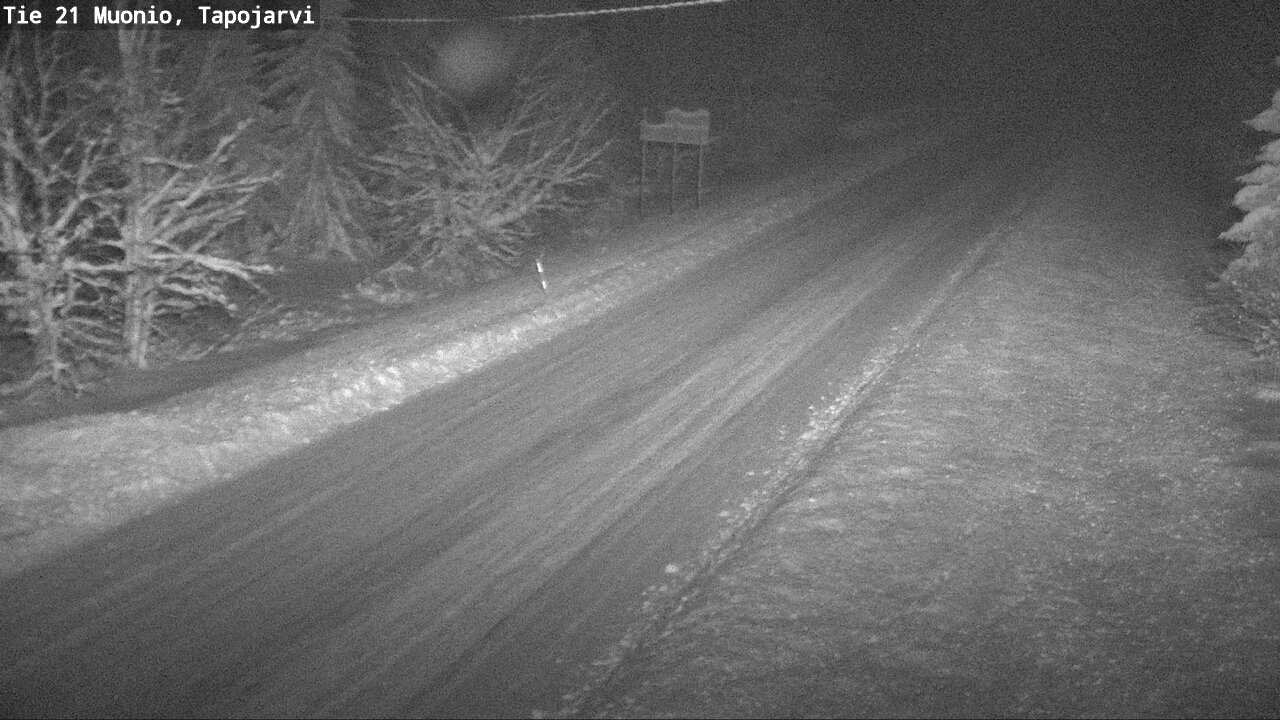 Weather Camera Image Väg 21 Muonio, Tapojärvi, Muonio, Lappi