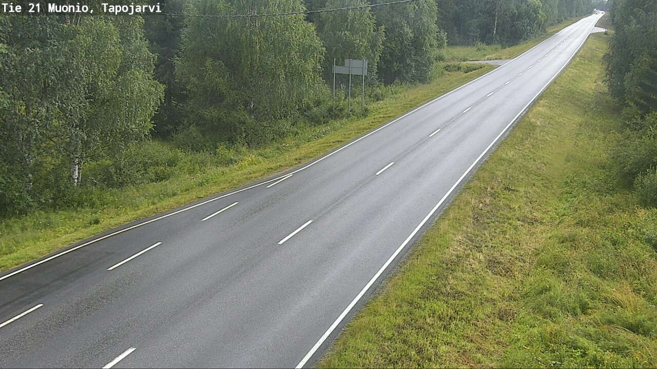Kelikamerat Kuva Tie 21 Muonio, Tapojärvi, Muonio, Lappi