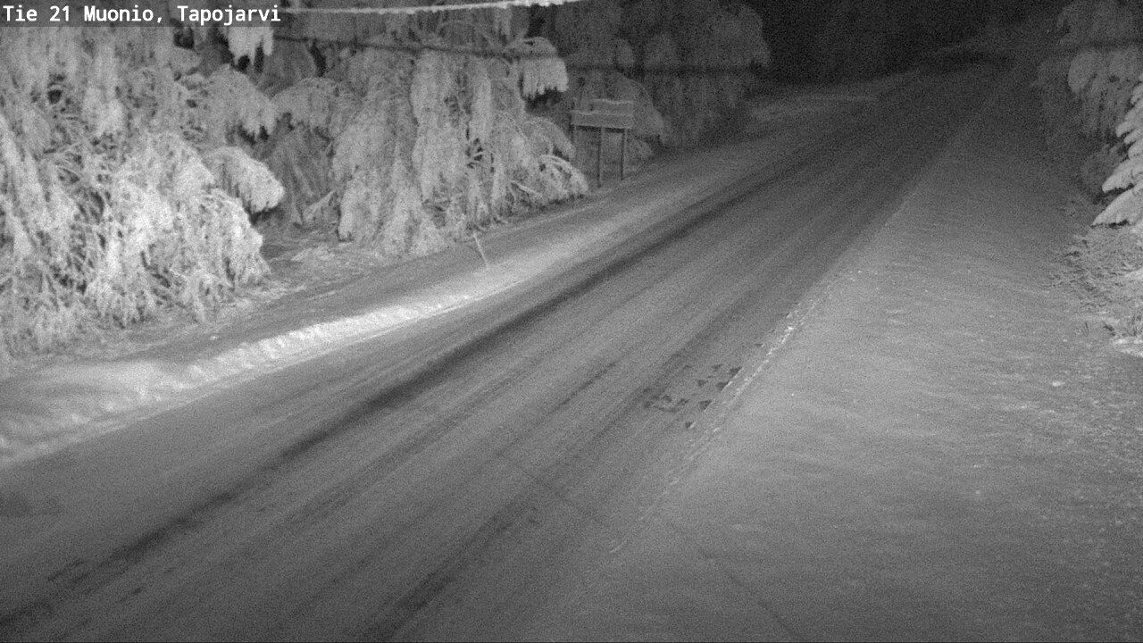 Kelikamerat Kuva Tie 21 Muonio, Tapojärvi, Muonio, Lappi