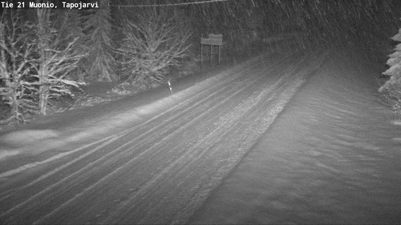 Weather Camera Image Väg 21 Muonio, Tapojärvi, Muonio, Lappi
