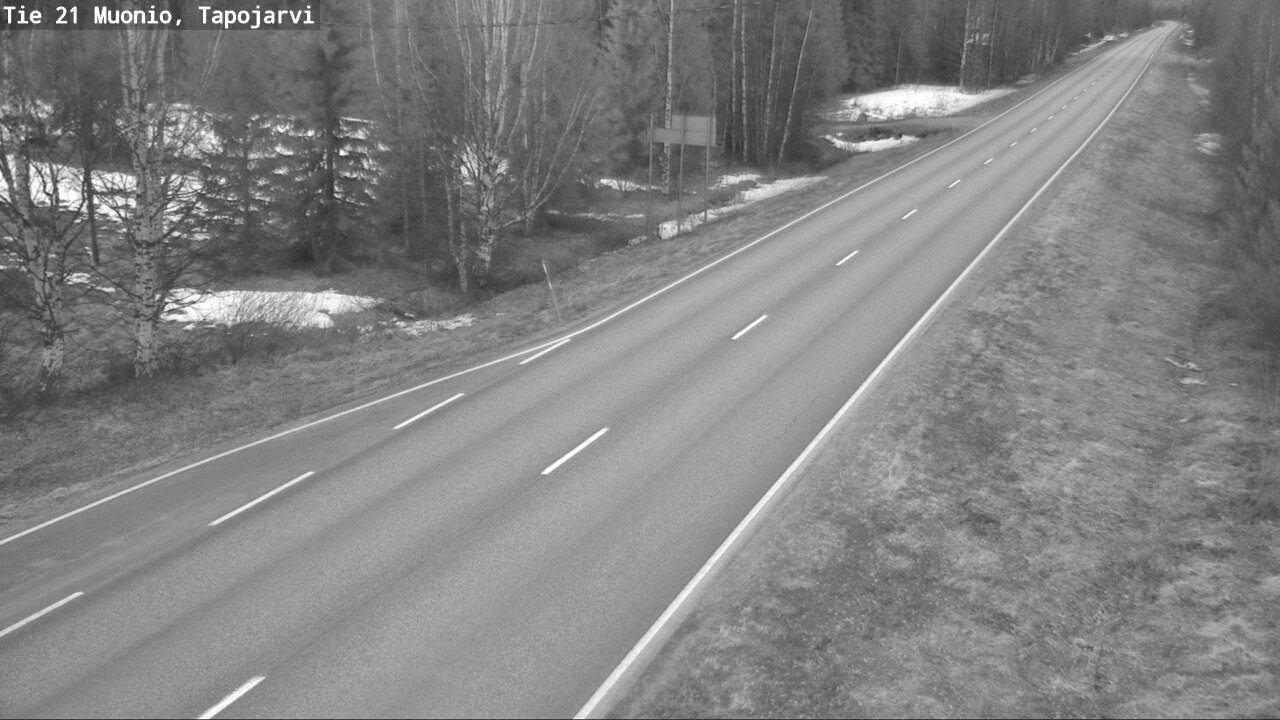 Weather Camera Image Väg 21 Muonio, Tapojärvi, Muonio, Lappi