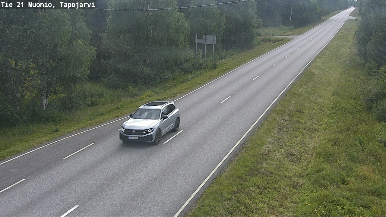 Weather Camera Image Road 21 Muonio, Tapojärvi, Muonio, Lappi