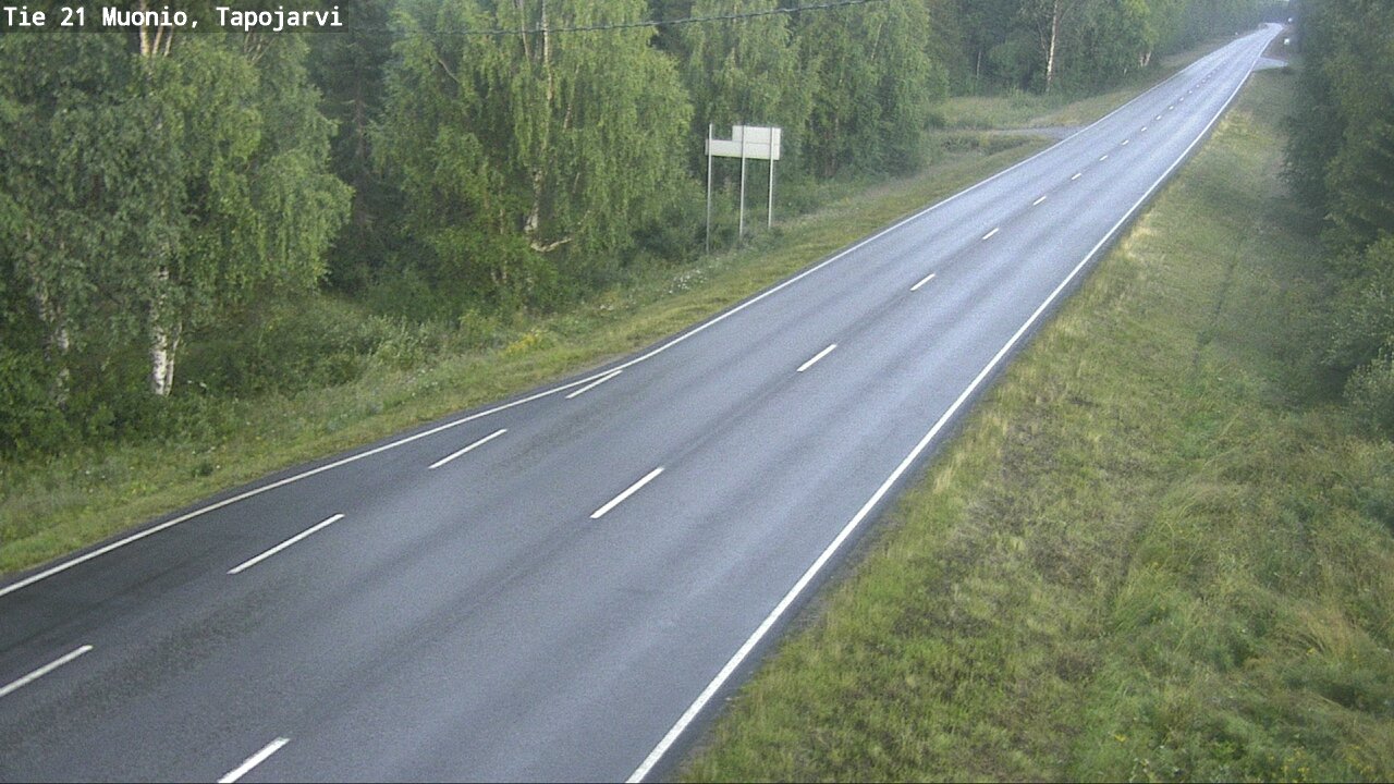 Kelikamerat Kuva Tie 21 Muonio, Tapojärvi, Muonio, Lappi