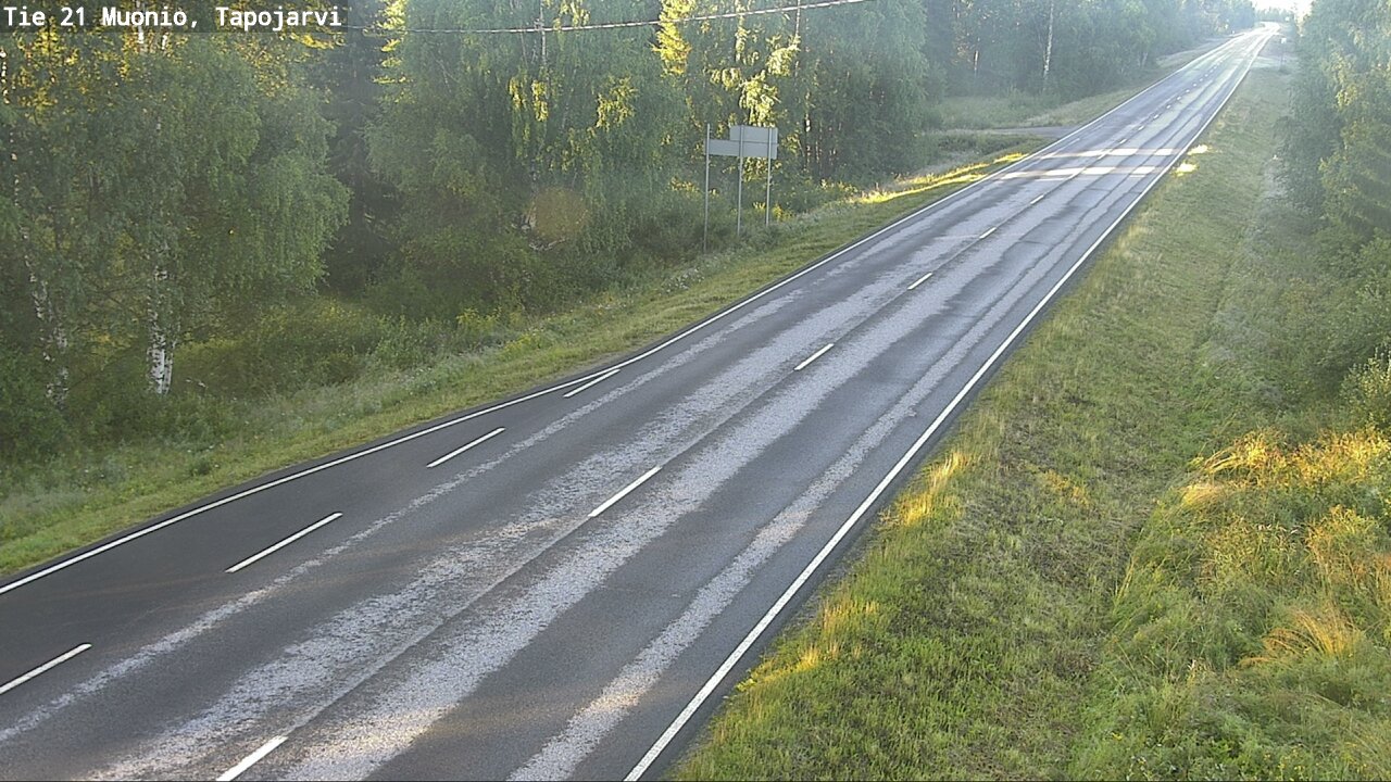 Kelikamerat Kuva Tie 21 Muonio, Tapojärvi, Muonio, Lappi