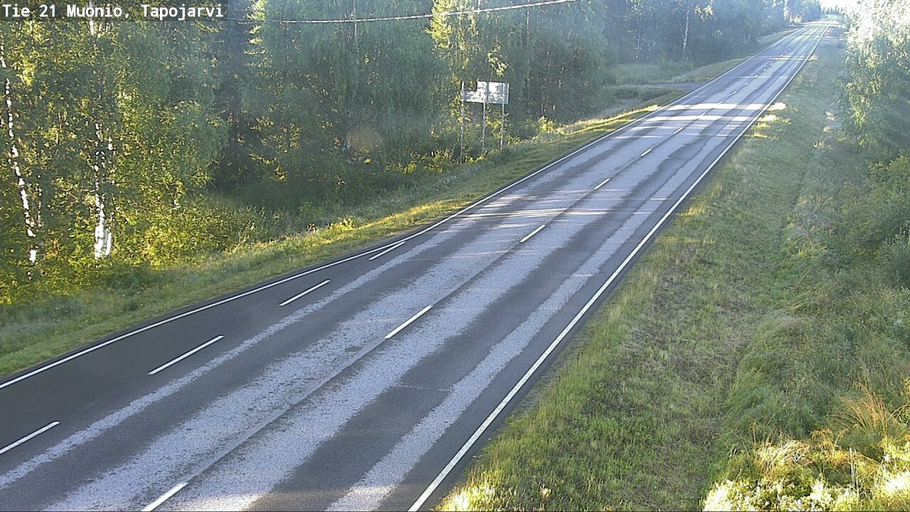 Kelikamerat Kuva Tie 21 Muonio, Tapojärvi, Muonio, Lappi