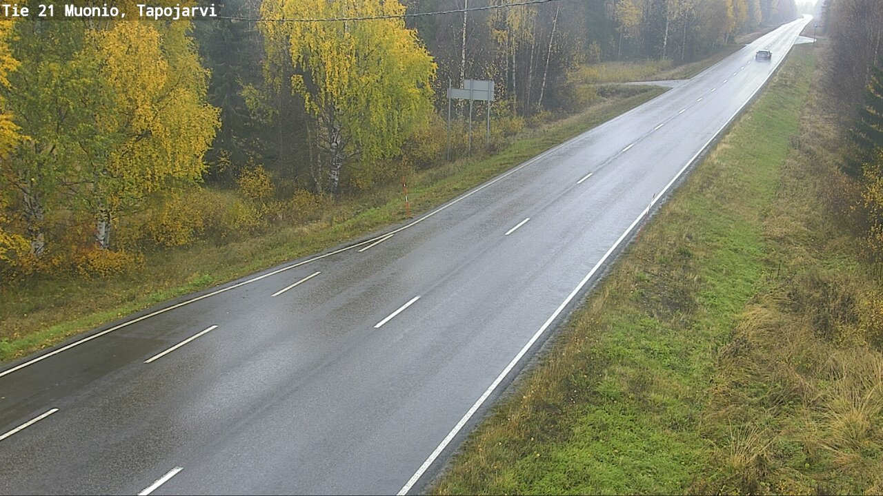 Kelikamerat Kuva Tie 21 Muonio, Tapojärvi, Muonio, Lappi