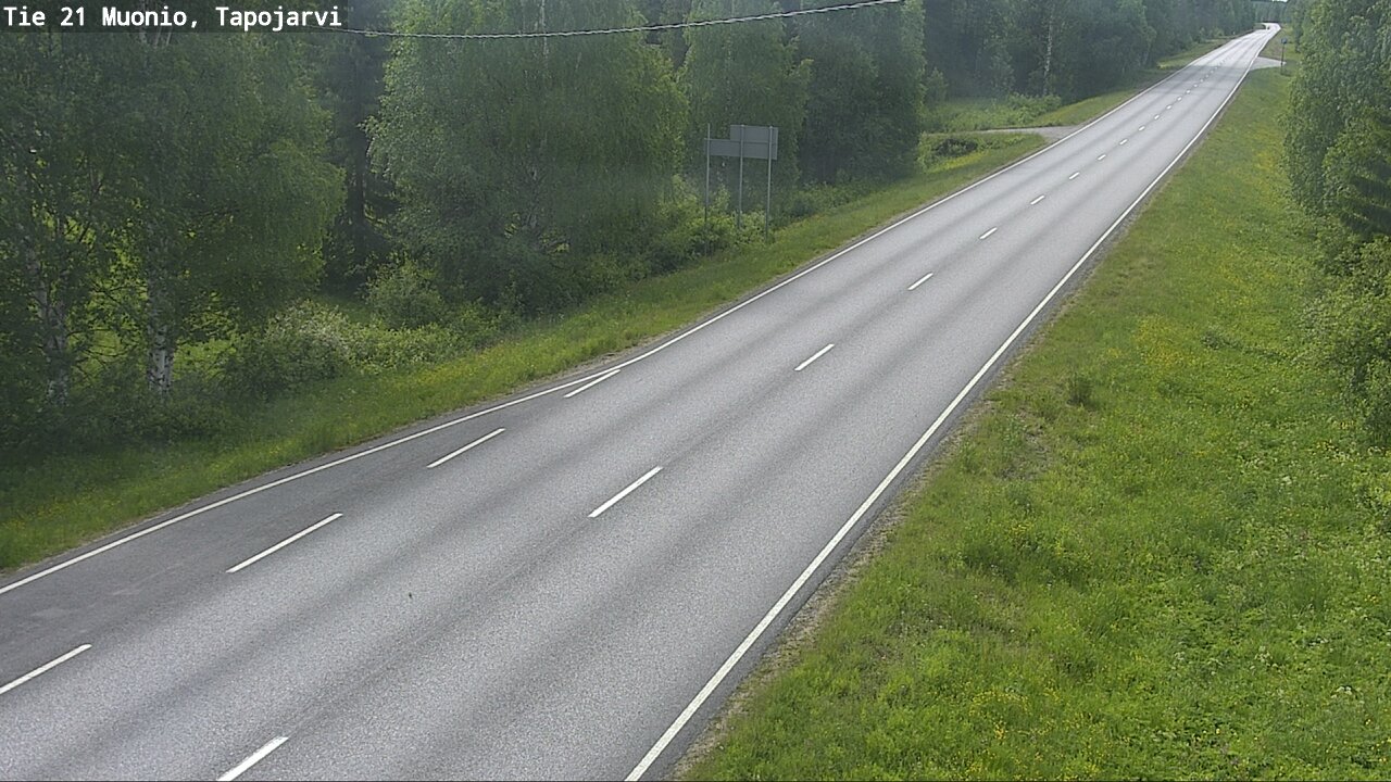 Kelikamerat Kuva Tie 21 Muonio, Tapojärvi, Muonio, Lappi
