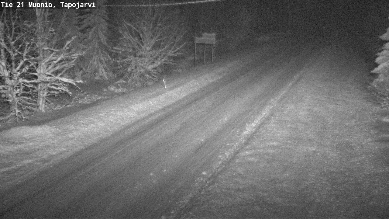 Weather Camera Image Väg 21 Muonio, Tapojärvi, Muonio, Lappi