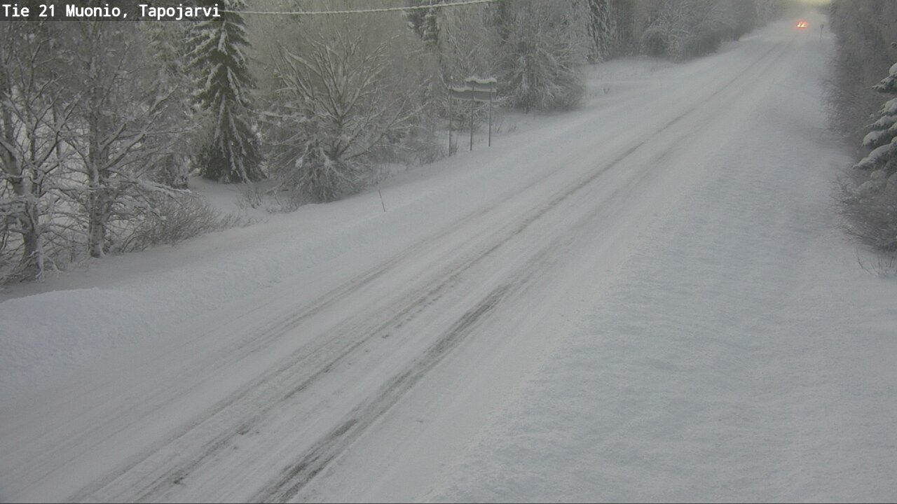Weather Camera Image Road 21 Muonio, Tapojärvi, Muonio, Lappi