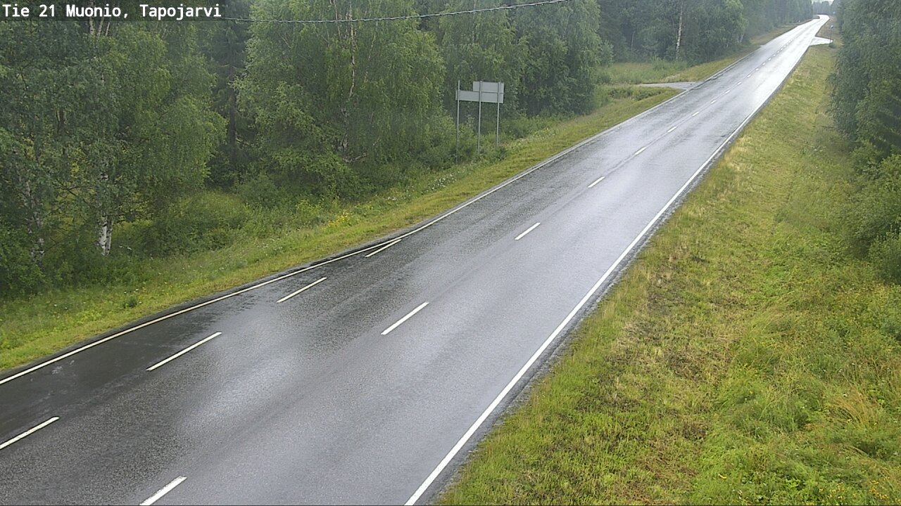 Kelikamerat Kuva Tie 21 Muonio, Tapojärvi, Muonio, Lappi