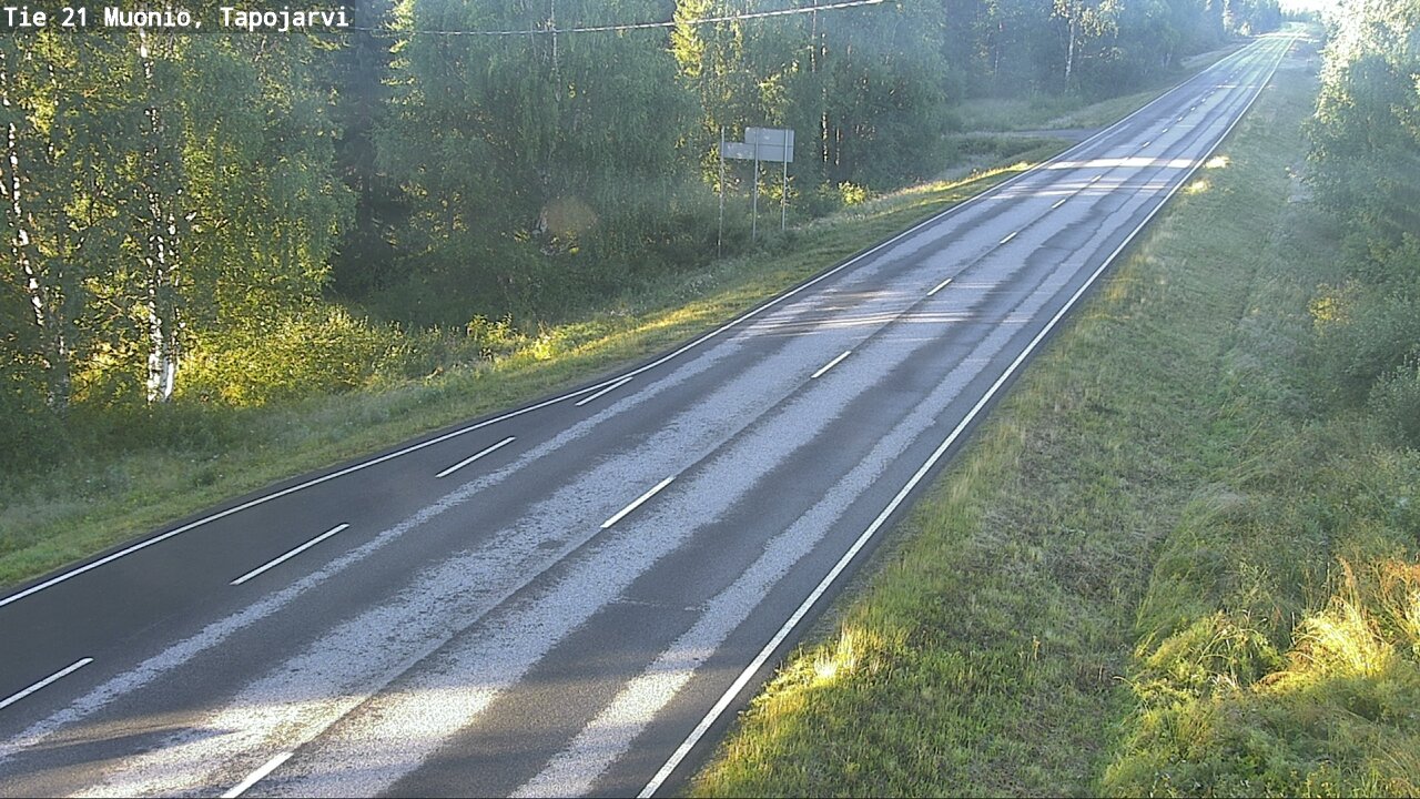 Kelikamerat Kuva Tie 21 Muonio, Tapojärvi, Muonio, Lappi