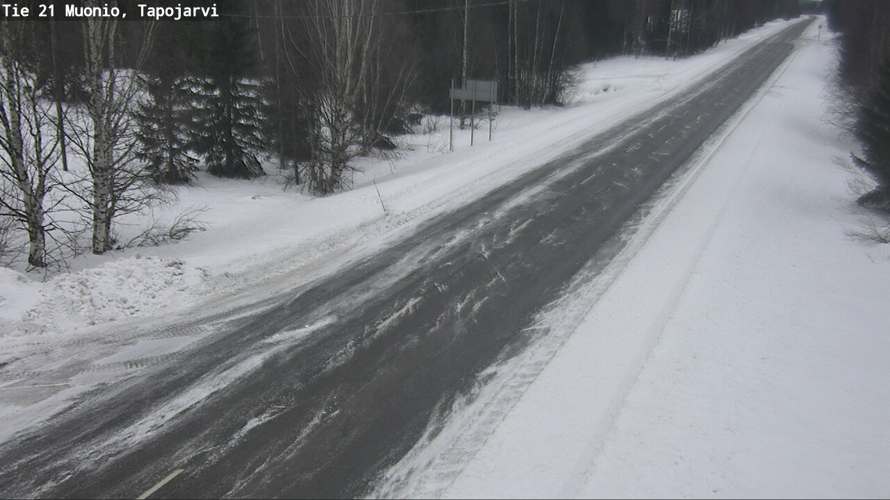 Kelikamerat Kuva Tie 21 Muonio, Tapojärvi, Muonio, Lappi