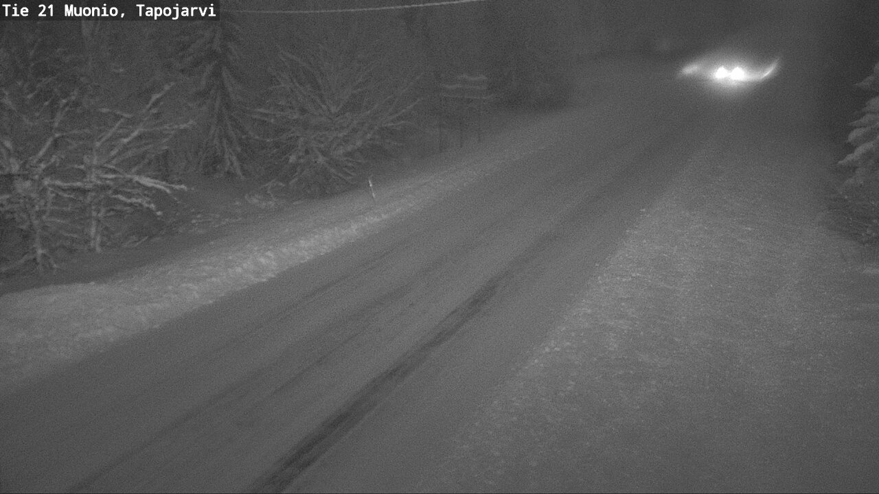 Weather Camera Image Road 21 Muonio, Tapojärvi, Muonio, Lappi