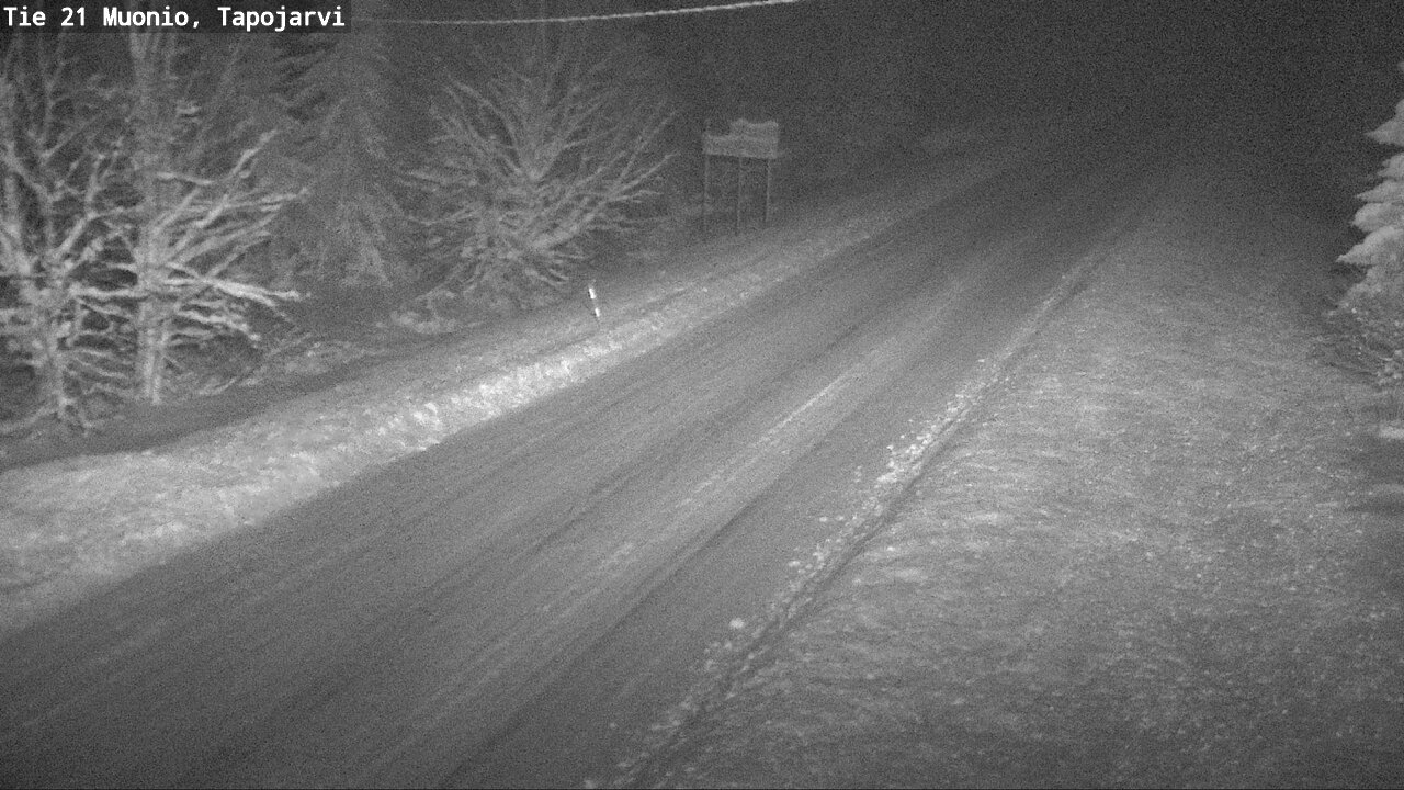 Weather Camera Image Väg 21 Muonio, Tapojärvi, Muonio, Lappi