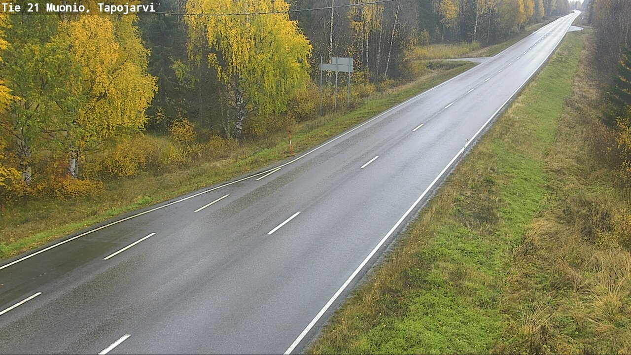 Kelikamerat Kuva Tie 21 Muonio, Tapojärvi, Muonio, Lappi