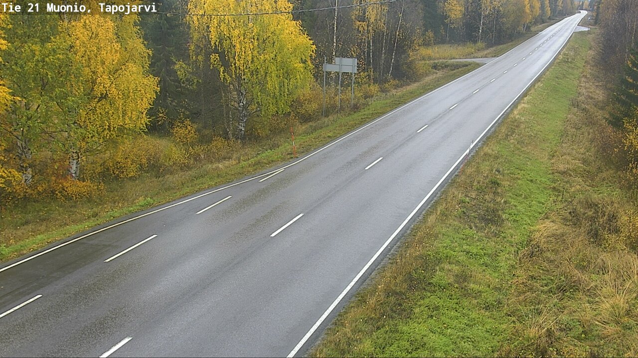 Kelikamerat Kuva Tie 21 Muonio, Tapojärvi, Muonio, Lappi