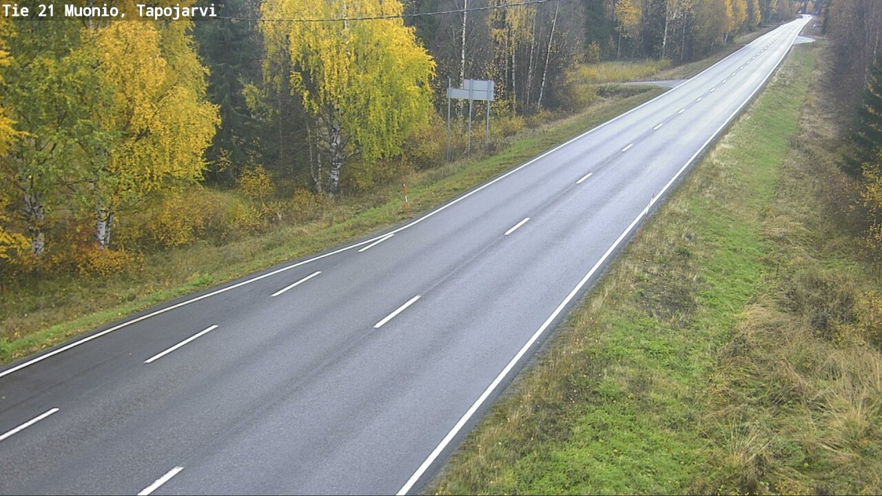 Kelikamerat Kuva Tie 21 Muonio, Tapojärvi, Muonio, Lappi