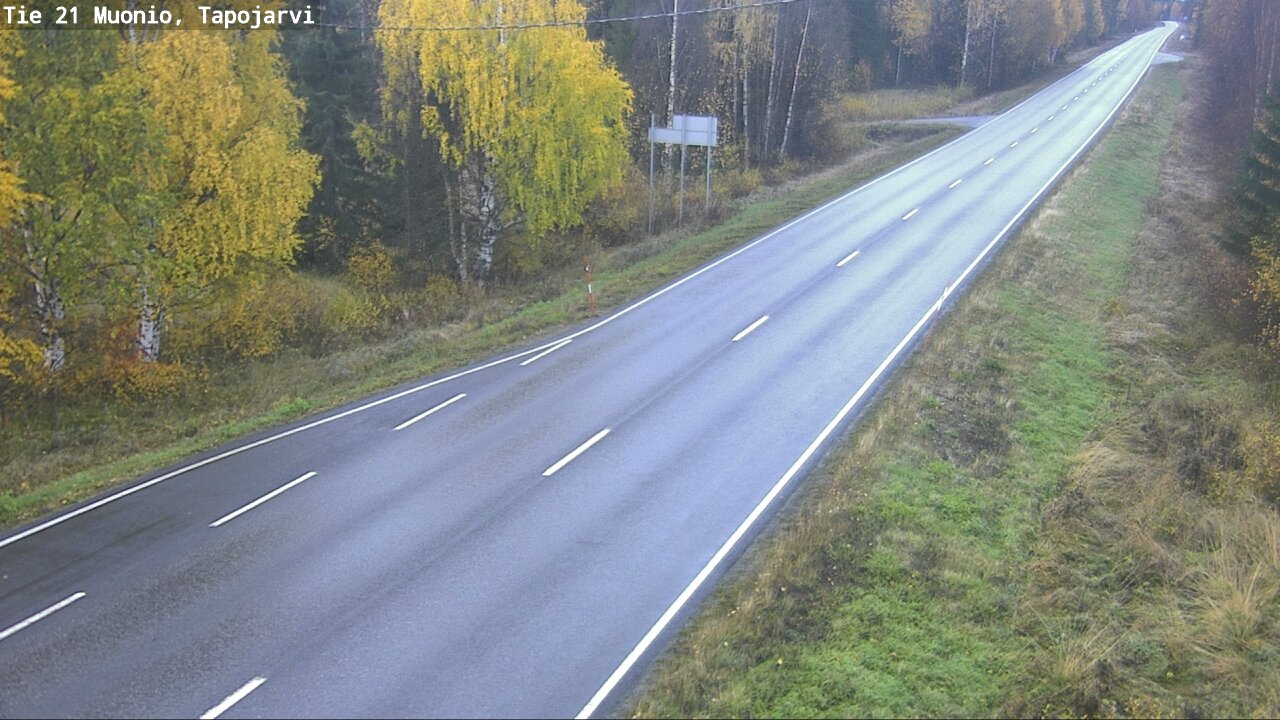 Kelikamerat Kuva Tie 21 Muonio, Tapojärvi, Muonio, Lappi