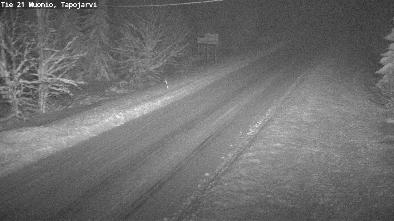 Weather Camera Image Väg 21 Muonio, Tapojärvi, Muonio, Lappi