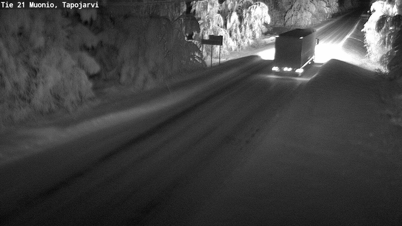 Kelikamerat Kuva Tie 21 Muonio, Tapojärvi, Muonio, Lappi