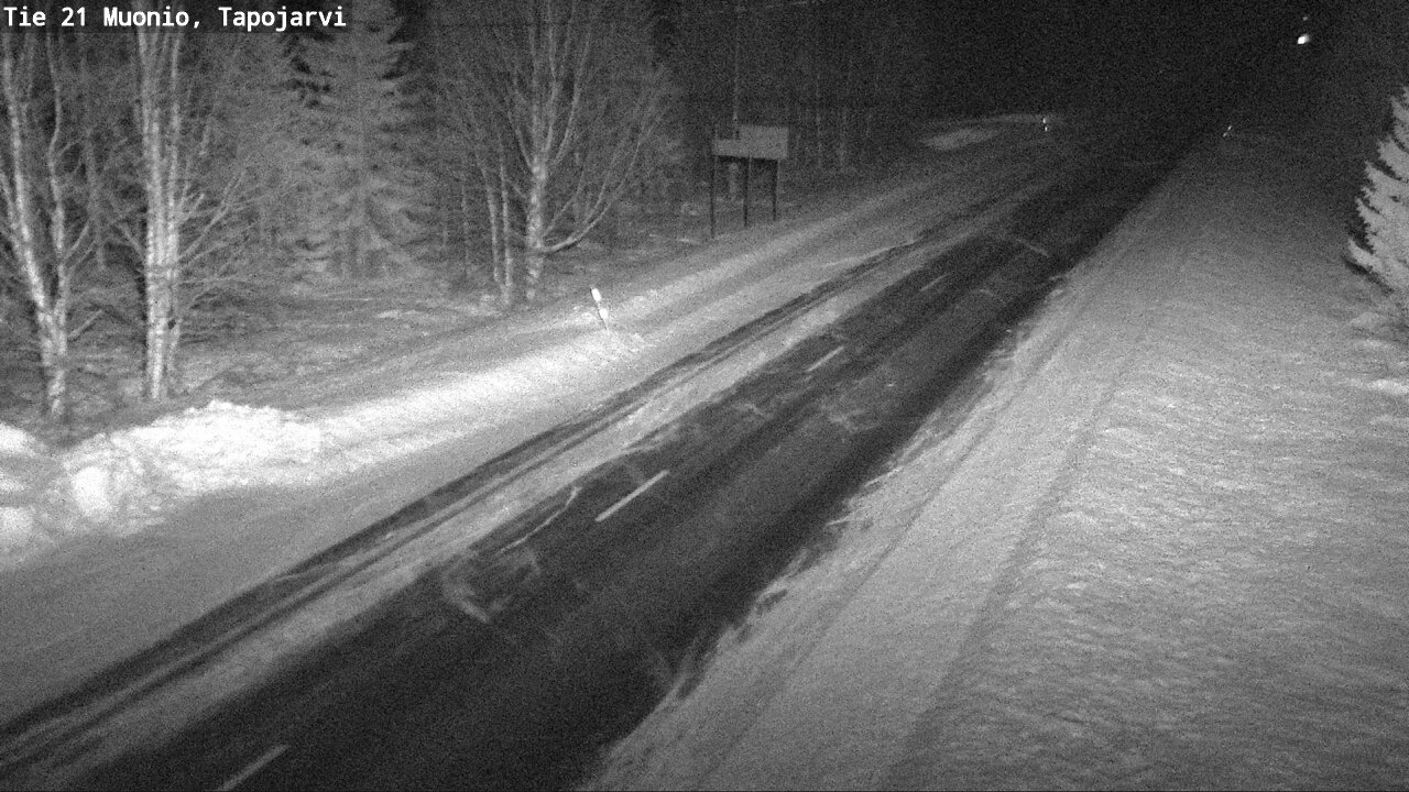 Kelikamerat Kuva Tie 21 Muonio, Tapojärvi, Muonio, Lappi