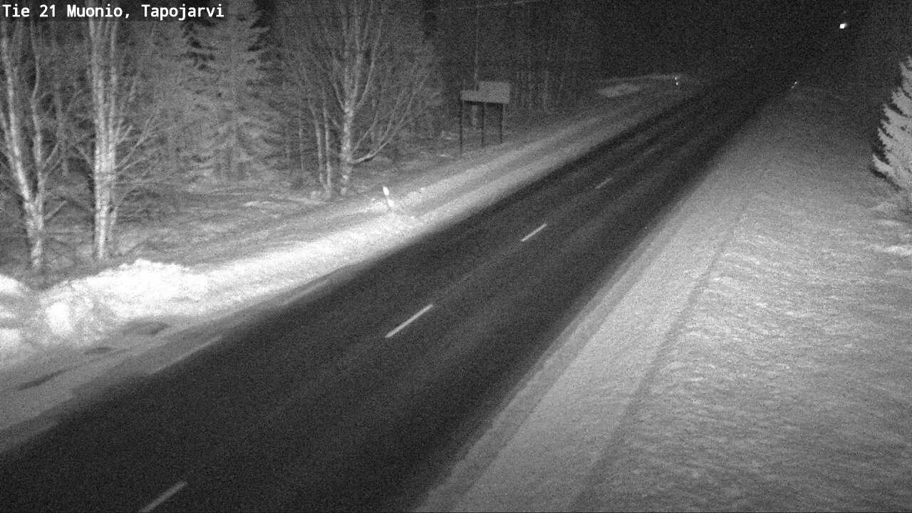 Kelikamerat Kuva Tie 21 Muonio, Tapojärvi, Muonio, Lappi