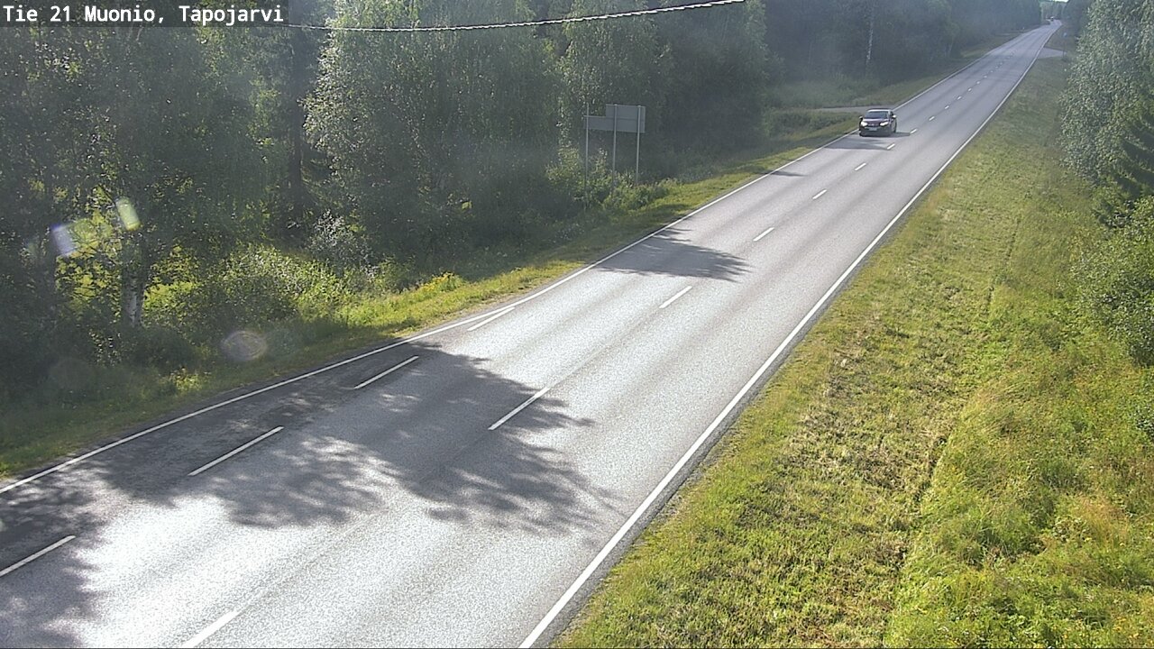 Weather Camera Image Väg 21 Muonio, Tapojärvi, Muonio, Lappi