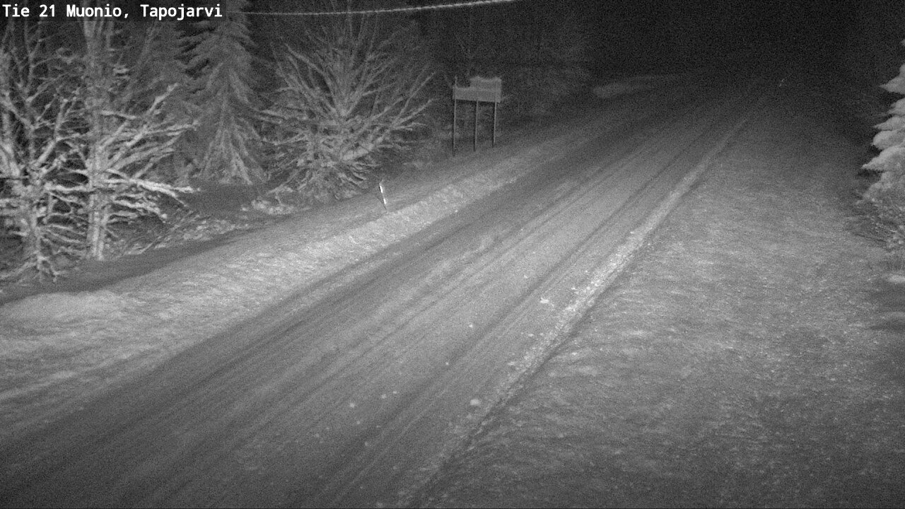 Weather Camera Image Väg 21 Muonio, Tapojärvi, Muonio, Lappi