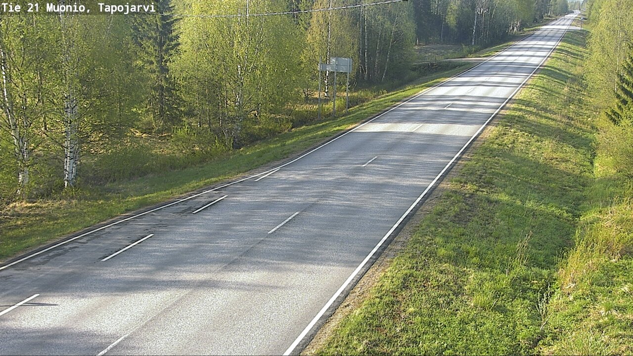 Kelikamerat Kuva Tie 21 Muonio, Tapojärvi, Muonio, Lappi