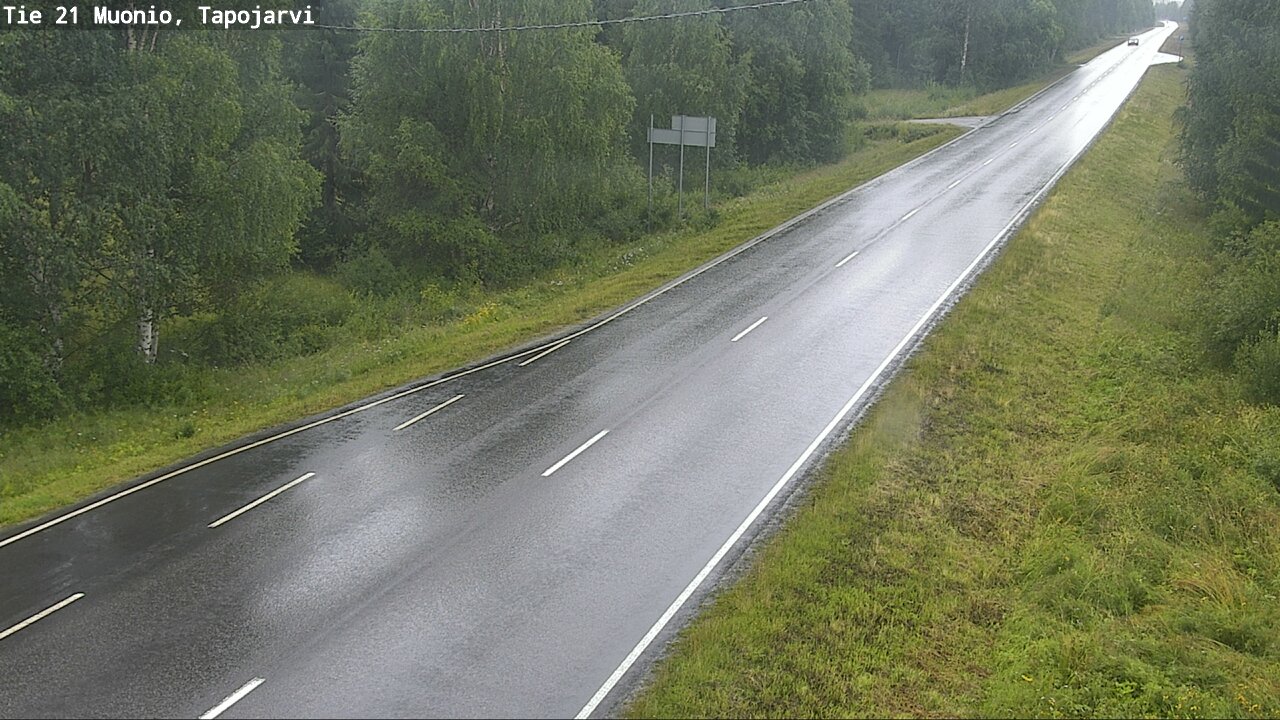Kelikamerat Kuva Tie 21 Muonio, Tapojärvi, Muonio, Lappi