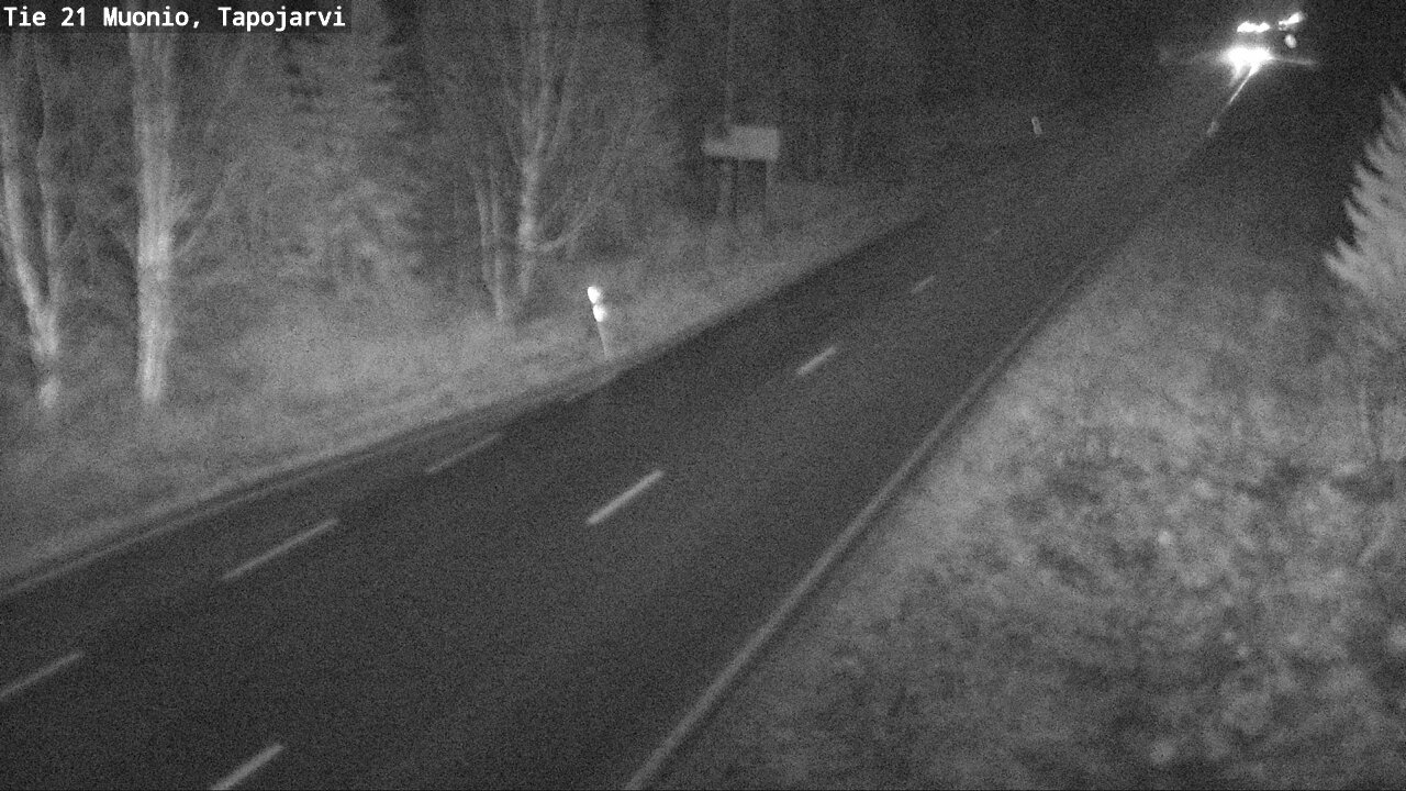 Kelikamerat Kuva Tie 21 Muonio, Tapojärvi, Muonio, Lappi